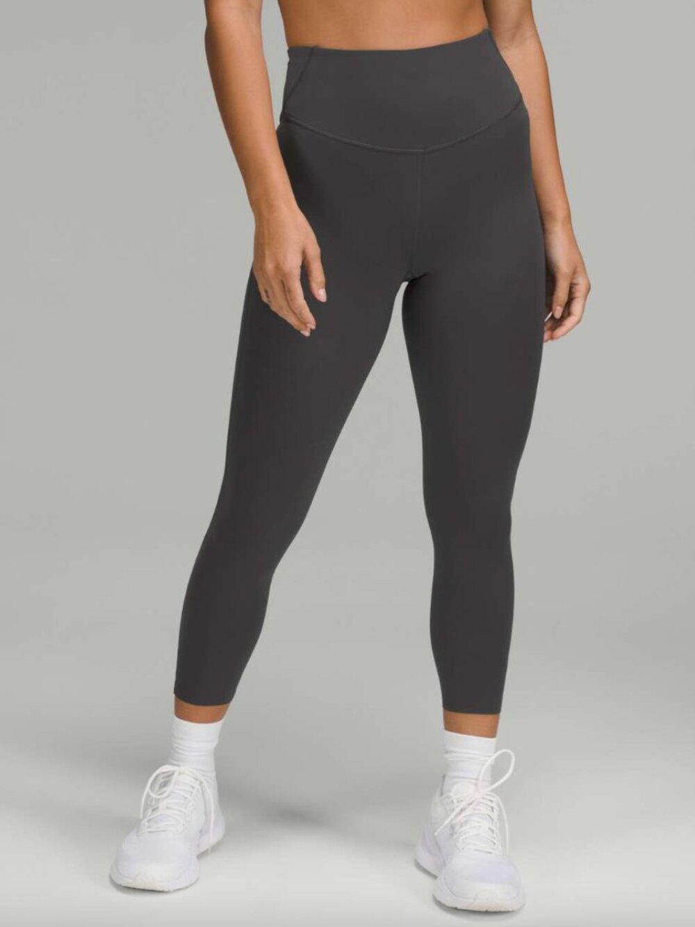 Lululemon Base Pace High-Rise Crop 23 - Graphite Grey (4)